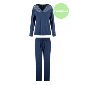 Lingadore Heather pyjama in blauw