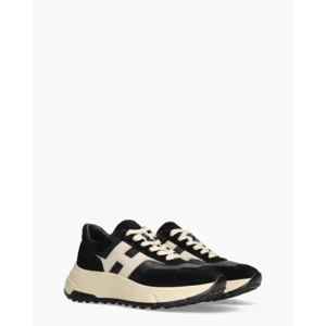 Hogan Runner H Patch Zwart/Wit Damessneakers