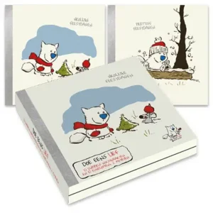Kaarten - Kerst - Doe eens lief - Kerstboompje & boomstronk - 10st.