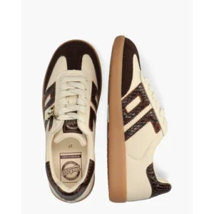 Back 70 Cloud Exclusive Off-White/Donkerbruin Damessneakers