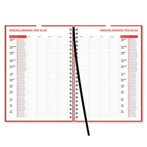 Agenda - 2027 - Docentenagenda - 365 dagen - A5 - 14,8x21cm