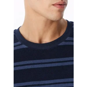 Schiesser – Casual Nightwear – Pyjama Badstof – 183940 – Deep Sea Blue