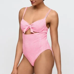 Marie Jo Swim Badpak: Mary Lynn, Rose Gingham, europese maten ( MJO.342 )