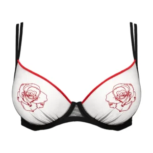 Sarda Mayela beugel bh in zwart en rood