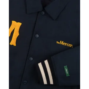 Mercer Amsterdam The Varsity Polo Donkerblauw Jack
