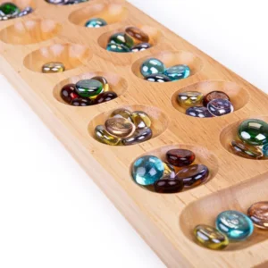 Spel - Mancala - Bonenspel - 44,5x12,7x2cm