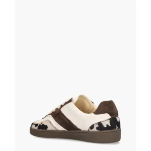 Nubikk Ray Owen Studs Cow Pony Bruine Damessneakers