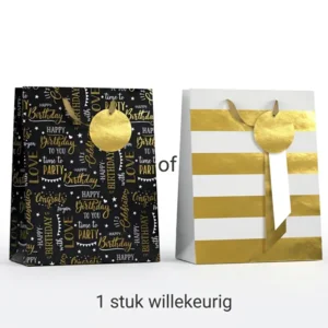 Cadeautasje - Party chique - Willekeurig geleverd - 1st.