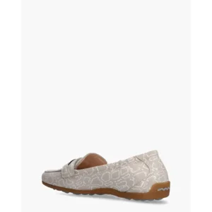 Floris Van Bommel Sitti 03.07 Grijs/Wit Damesloafers