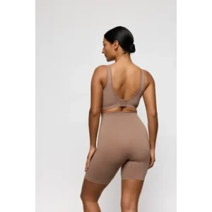 Prima Donna Nudda corrigerende slip met lange pijpjes in ginger bruin