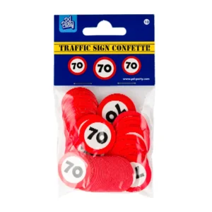 Confetti - 70 - Verkeersbord