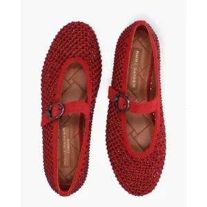 Kurt Geiger Mayfair Ballet Flat Rood Damesballerina's