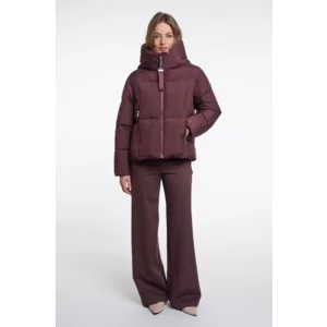 Rino & Pelle Vest: Joni, Fudge Cloak ( Bordeau kleur ) ( RINO.108 )