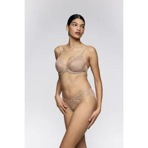 Sarda shay slip in nude en zilver