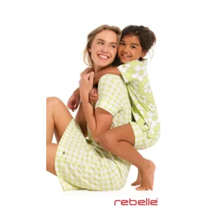 Rebelle by Pastunette Meisjes Pyjama: Korte mouw, short ( PAS.20 )