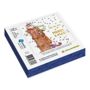 Kaarten - Kerst - Jan van Haasteren - Pinguïns & schoorsteen - 10st.