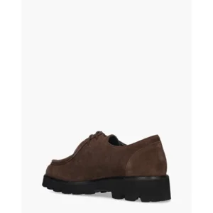 Sioux 41543 Donkerbruin Dames Veterschoenen