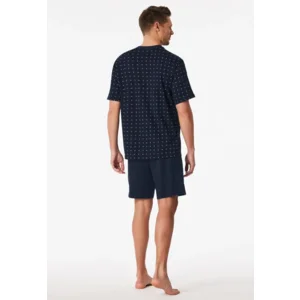 Schiesser - Comfort Essentials – Pyjama – 181155 – Dark Blue