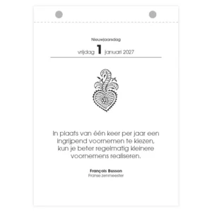 Scheurkalender - Happinez - 2027 - 13x18cm