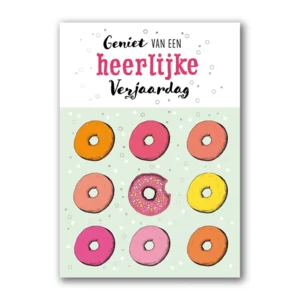 Kaart - Geniet van een heerlijke verjaardag - ME - GBE.0008