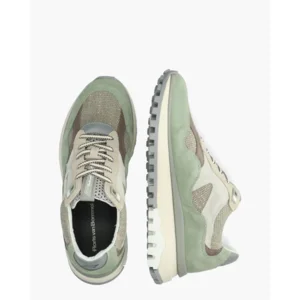 Floris Van Bommel De Gripper Lichtgroen Herensneakers