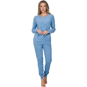 Pastunette Pyjama Dames: Blauw, badstof  ( 100019 )