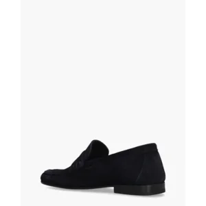 Posa Penny Loafer Wrinkle Donkerblauw Damesloafers