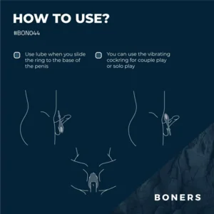 Boners Verstelbare Vibrerende Cockring