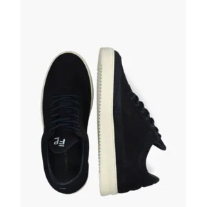 Filling Pieces Low Top Suede Grain Donkerblauw Herensneakers
