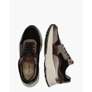 Xsensible Golden Gate Lady Zwart/Bruin Damessneakers