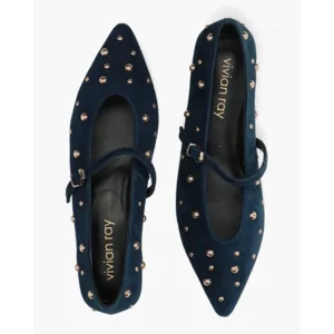 Vivian Ray Barcelona Donkerblauw Damesballerina's