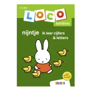 Loco Bambino - Boekje - Nijntje - Ik leer cijfers en letters - 3-5 jaar