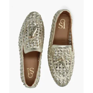 Si Zuha Goud/Zilver Damesloafers
