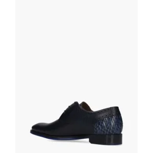 Floris Van Bommel De Stapper 39.26 Donkerblauw Heren Veterschoenen