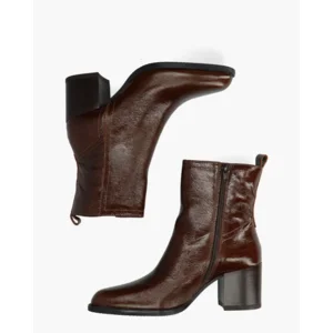 Gioia Agnes Bruin Dames Enkelboots