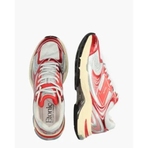 Etonic Evolution Metallic Off-White/Rood Damessneakers