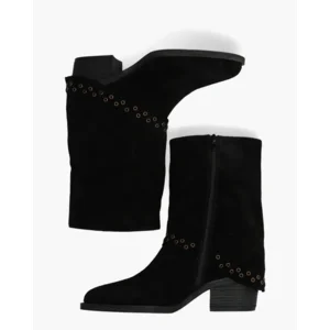 Di Lauro Domizia Zwart Dames Enkelboots