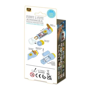 Zaklamp & projector - Schattige dieren - Met 3x8 afbeeldingen