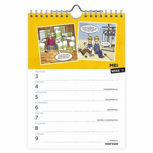 Kalender - Pupillen - Evert Kwok - 2027 - 16,5x23cm