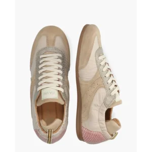 Via Vai June Haylee Beige/Roze Damessneakers