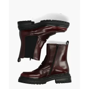 Miss Behave Aleyna Bordeaux Dames Enkelboots