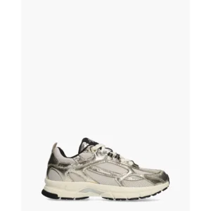 Mercer Amsterdam The Re-Run Cracked Goud Damessneakers