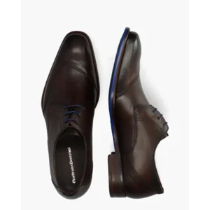 Floris Van Bommel De Stijler 07.04 Donkerbruin Heren Veterschoenen