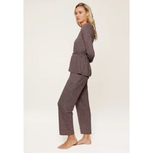 Lingadore Soft and Sweet homewear in aubergine