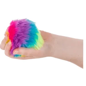 Stress bal - The plushie one - Regenboog - 7,5cm
