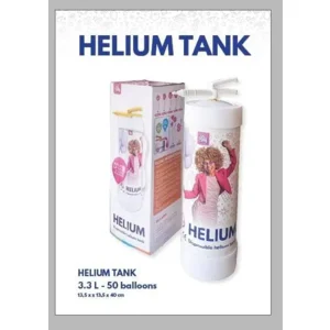Helium tank - Ballongas - Voor 50 ballonnen van 21cm