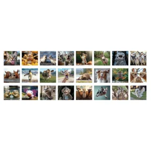 Zaklamp & projector - Schattige dieren - Met 3x8 afbeeldingen