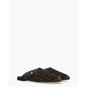 Posa Aztec Mule Khaki Damesslippers