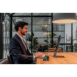 BakkerElkhuizen Ergo-Q Hybrid Pro – Ergonomische Laptop- en Tabletstandaard