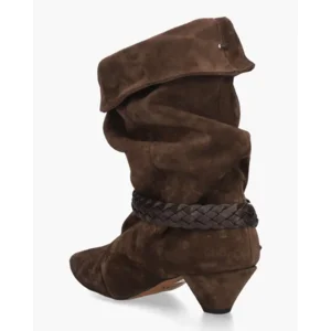 Nubikk Sally Lynn Donkerbruin Dames Enkelboots